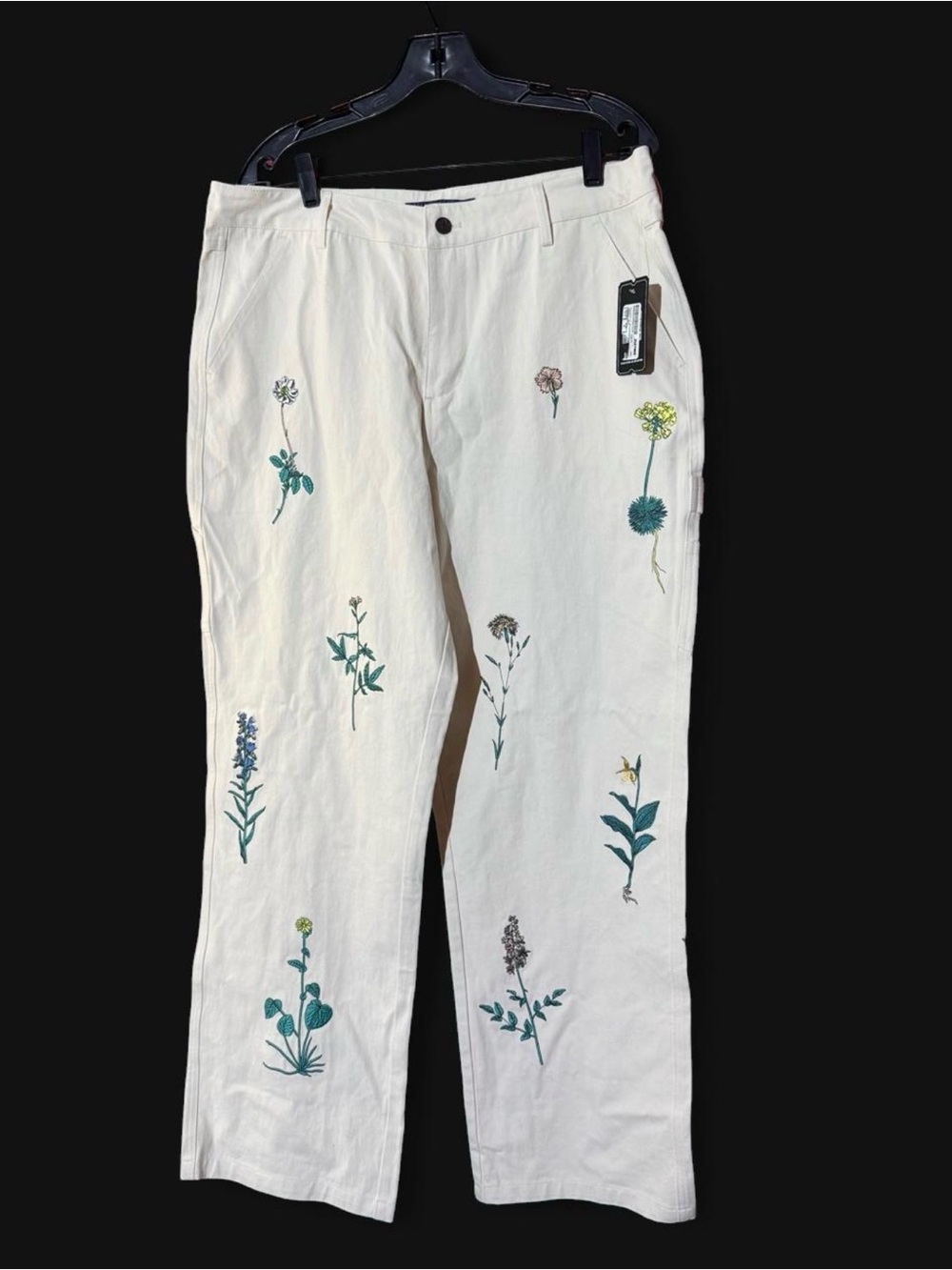 Coney Island Picnic Floral Carpenter Pants NWT Size 30